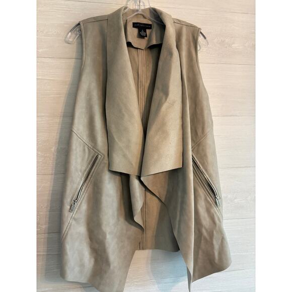 Joan Vass New York Jackets & Blazers - Joan Vass vest faux leather